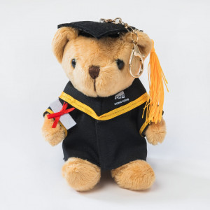 Mini Graduation Bear (Orange)