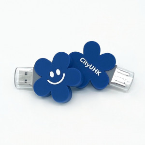 Smiley USB Drive 128GB (Blue)