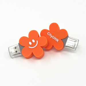 Smiley USB Drive 128GB (Orange)