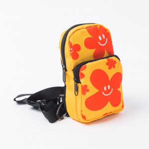 Smiley Crossbody Bag (Orange)