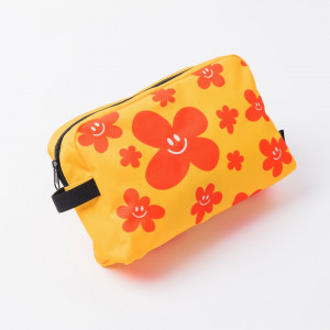Smiley Toiletry Bag (Orange)