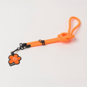 Smiley Mobile Strap (Orange)