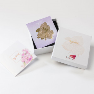 CityUHK Floral Emblem Bookmark Gift Box
