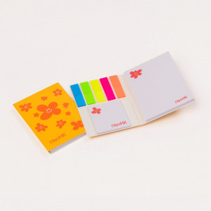 Smiley Sticky Memo Pad (Orange)