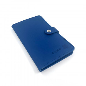 Smiley Passport Holder (Blue)