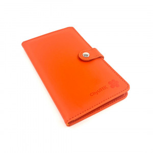 Smiley Passport Holder (Orange)