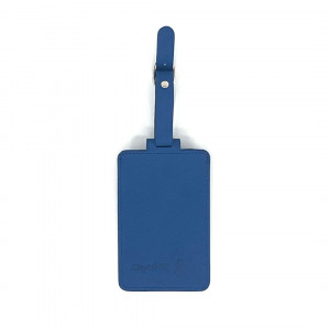 Smiley Luggage Tag (Blue)