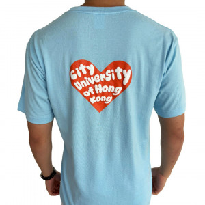 CityUHK Heart T-shirt (Blue)