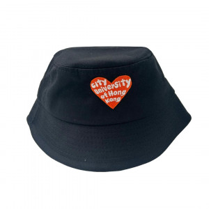 CityUHK Heart Hat (Black)