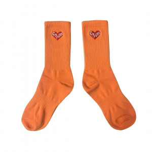 CityUHK Heart Socks (Orange)