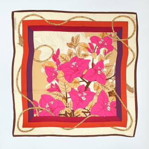 CityUHK Silk Scarf (Champagne Gold)