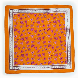 CityUHK Silk Scarf (Orange)